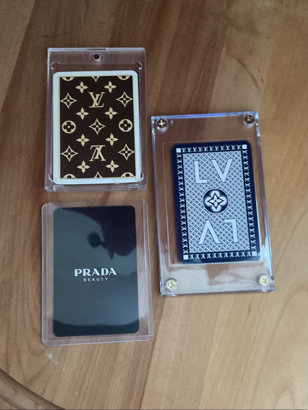 3 Luxury playing Card Brown, Black, Navy